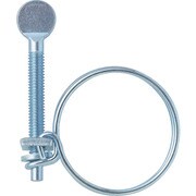 指ネジ式ワイヤバンド 締付径52~58mm 10個入 TWBN-58