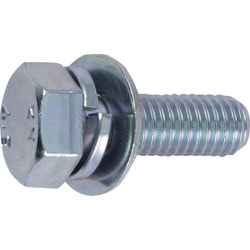 B716-1040 [座金組込ボルト トリーマー 三価白 サイズM10X40 4本入]