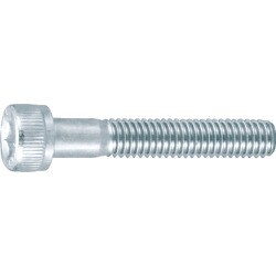 六角穴付ボルト三価 白 半ネジ サイズM3X25 26本入 B730-0325