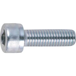 B730-1025 [六角穴付ボルト三価 白 全ネジ サイズM10X25 6本入]