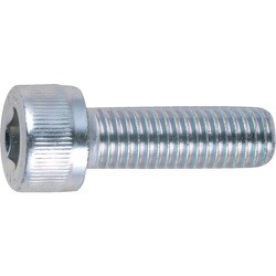 B730-1035 [六角穴付ボルト三価 白 全ネジ サイズM10X35 5本入]