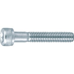 B730-1070 [六角穴付ボルト三価 白 半ネジ サイズM10X70 3本入]