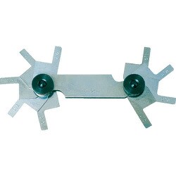 C面測定ゲージ 測定範囲0.5～5.0mm 10枚組 C-5