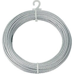 メッキ付ワイヤーロープ Φ4mmX30m CWM-4S30