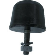 ゴムストッパ- 外径100mm 高さ85mm ボルト径12 EH-100