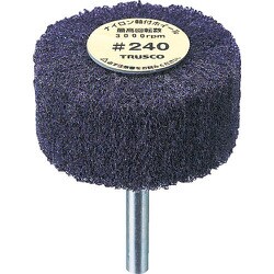 UFN1025 [ナイロン軸付ホイール 外径100X厚25X軸6 5個入 240♯]