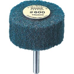 UFN625 [ナイロン軸付ホイール 外径60X厚25X軸6 5個入 600♯]