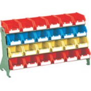 UJ-604 [片面卓上型コンテナラック H405 T2X24]