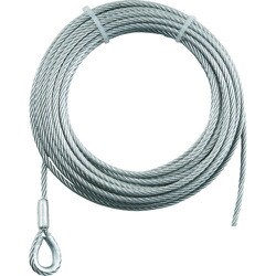 WWS5-10 [手動ウインチ用ワイヤーΦ5X10m用(シンブル入ロック加工)]