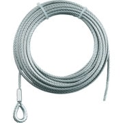 WWS5-10 [手動ウインチ用ワイヤーΦ5X10m用(シンブル入ロック加工)]