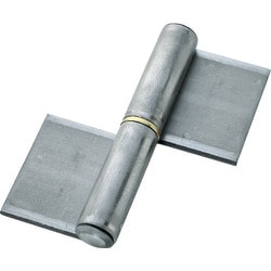 スチール製特厚溶接旗蝶番 右用 全長127mm 2000W-127R