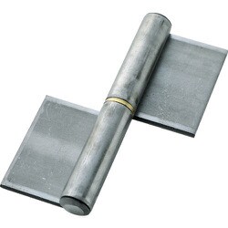 スチール製特厚溶接旗蝶番 右用 全長153mm 2000W-153R