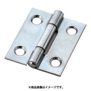 550-25UNCR [スチール製薄口普通蝶番 三価クロムメッキ仕上げ 全長25.5mm 10個入り]