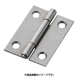 スチール製薄口普通蝶番 生地仕上げ 全長31.5mm 10個入り 550-32N