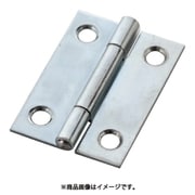 550-32UNCR [スチール製薄口普通蝶番 三価クロムメッキ仕上げ 全長31.5mm 10個入り]