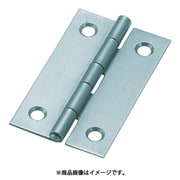 550-38N [スチール製薄口普通蝶番 生地仕上げ 全長38.0mm 10個入り]