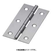 550-76N [スチール製薄口普通蝶番 生地仕上げ 全長76.0mm 10個入り]