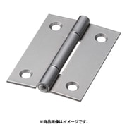 888-51N [スチール製厚口蝶番 生地仕上げ 全長51mm 10個入り]
