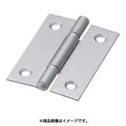 888-51SV [スチール製厚口蝶番 シルバー塗装仕上げ 全長51mm 10個入り]