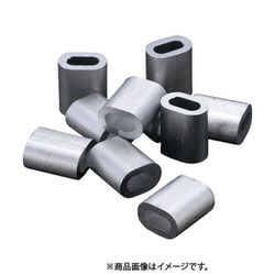 アルミスリーブ 適合ワイヤ径4.0mm 10個入 AS-4