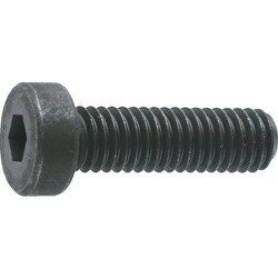 B081-0825 [低頭六角穴付ボルト 黒染め全ネジ サイズM8X25 9本入]