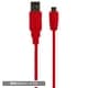 CY-P4US2C1-RE [PS4用 USB2.0コントローラー充電ケーブル 1.2m レッド]