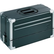 ツールケース(メタル) V形3段式 マットブラック BX331BK