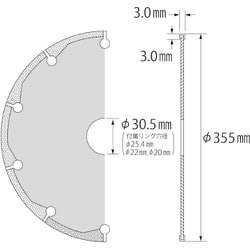 ヨドバシ.com - ロブスター LOBSTER エビ印 BT355 [溶着ダイヤモンドホイール 355mm] 通販【全品無料配達】