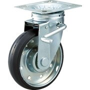 HTTJB-150 [ハイテンプレス製ゴム車 自在S付金具付 φ150]