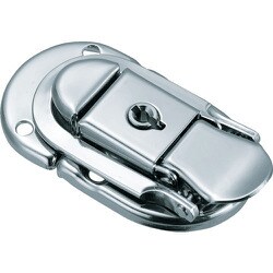 パッチン錠 鍵付タイプ・スチール製 L-35