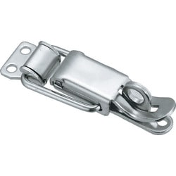 パッチン錠 鍵穴付タイプ・スチール製 P-93