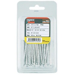 トラスコ中山 TRUSCO 釘ステンレス(平頭) 1.90X32 90本入