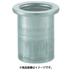 クリンプナット平頭アルミ 板厚2.5 M8X1.25 500入 TBN-8M25A-C