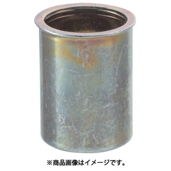 クリンプナット薄頭スチール 板厚2.5 M5X0.8 1000入 TBNF-5M25S-C