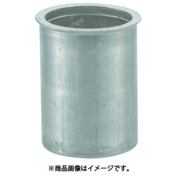クリンプナット薄頭アルミ 板厚3.5 M5X0.8 1000入 TBNF-5M35A-C