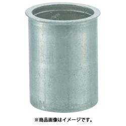 TBNF-8M40A-C [クリンプナット薄頭アルミ 板厚4.0 M8X1.25 500入]