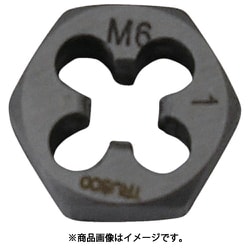 六角サラエナットダイス 並目 M6X1.0 TD6-6X1.0