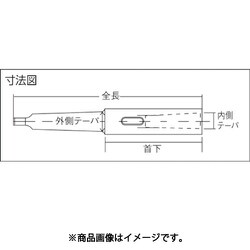 トラスコ中山 TRUSCO TDCL-33-200 [ドリルソケット焼入研磨品 ...