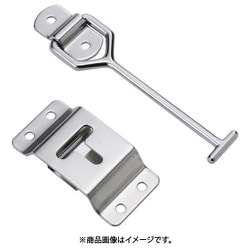 車体ドア留め金具 縦型・ステンレス製 137mm TDF-130T