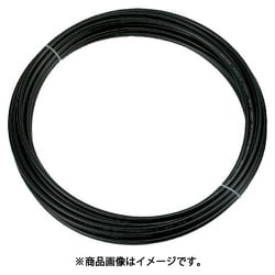 ポリウレタンチューブ 10X6.5mm 10m巻 ブラック TEN-10-10
