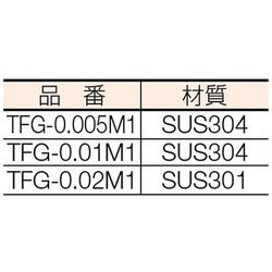 ヨドバシ.com - トラスコ中山 TRUSCO TFG-0.005M1 [フィラーゲージ