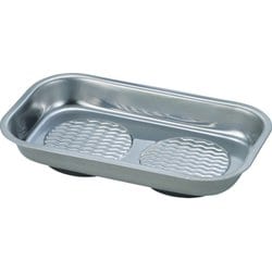角形マグネットトレー 波型底 240X142XH42 TFMT-240W