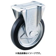 TK-100 [プレス製ゴムキャスター 固定 Φ100]