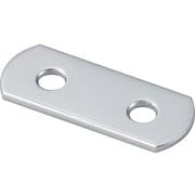 TK19-F2C [ジョイント金具19型フラットクローム長さ50穴数2]