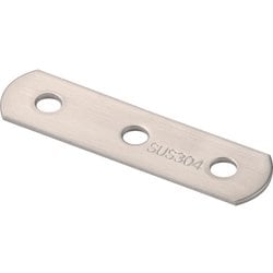 TK19-F3S [ジョイント金具19型フラットステンレス長さ75穴数3]