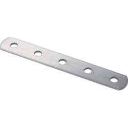 TK19-F5S [ジョイント金具19型フラットステンレス長さ125穴数5]