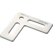 TK24-FL2C [ジョイント金具24型フラットクローム寸法65×65穴数3]