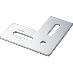 TK43-FL2C [ジョイント金具43型フラットクローム寸法90×90穴数3]