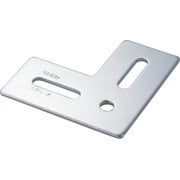TK43-FL2C [ジョイント金具43型フラットクローム寸法90×90穴数3]