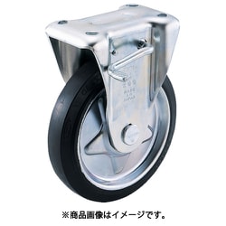 プレス製ゴムキャスター 固定ストッパー付 Φ150 TKB-150